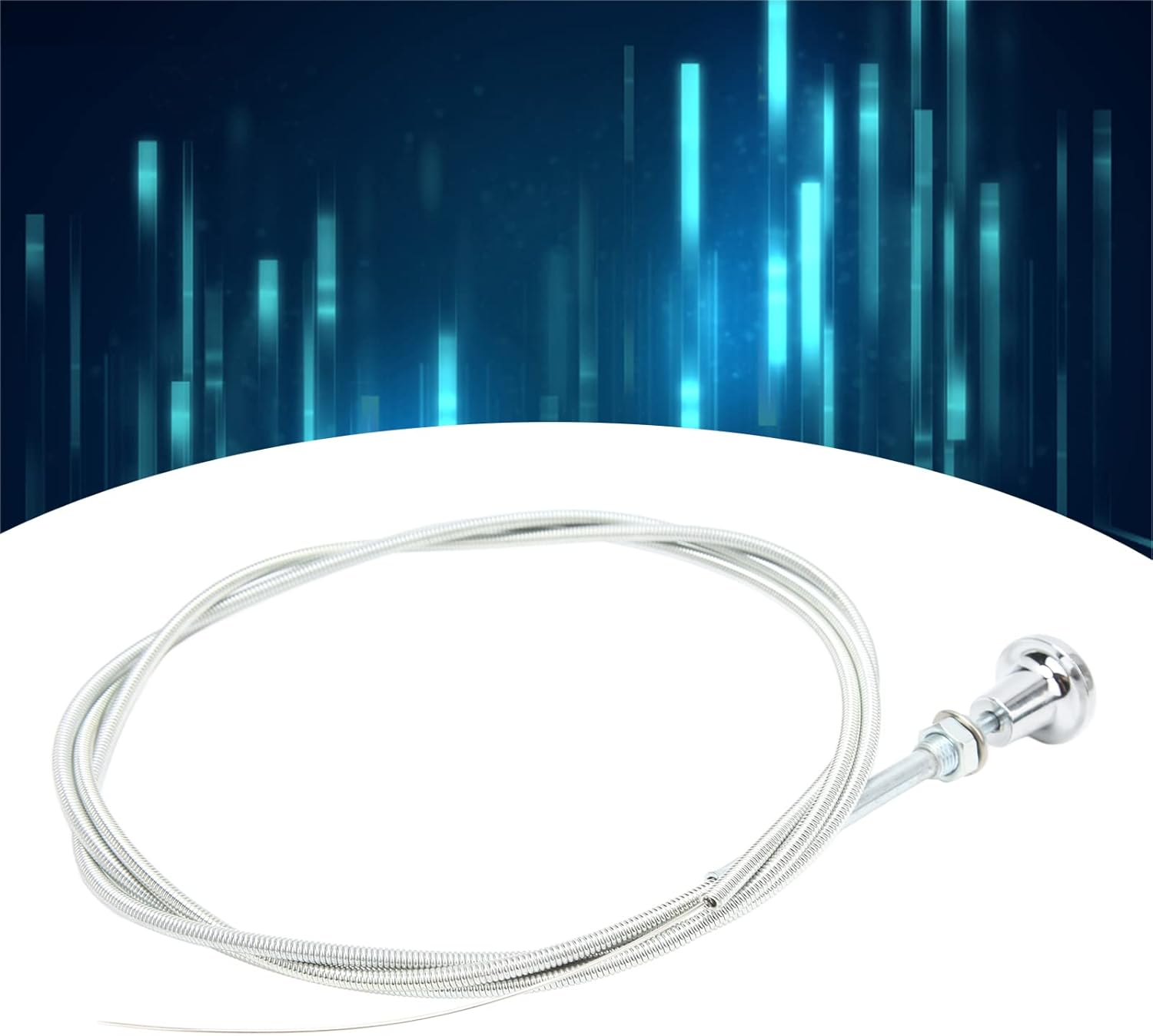 6Ft/183Cm Choke Cable Universal Carburetor Choke Control Cable Replacement for Mopar 4 6 8 Cylinder Engines image number 5