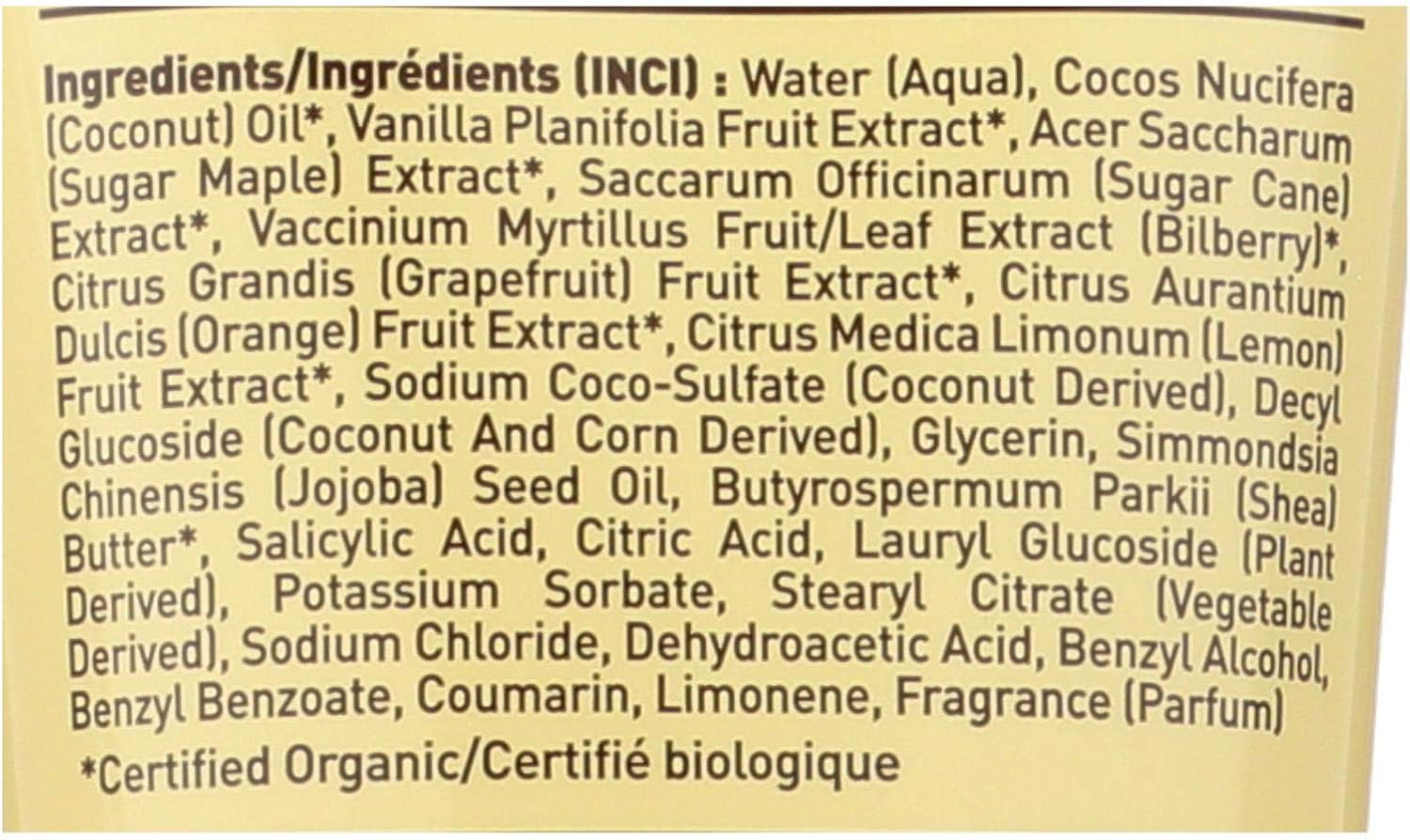 Organics Body Wash Coconut Desert Essence 8 Oz Liquid image number 1