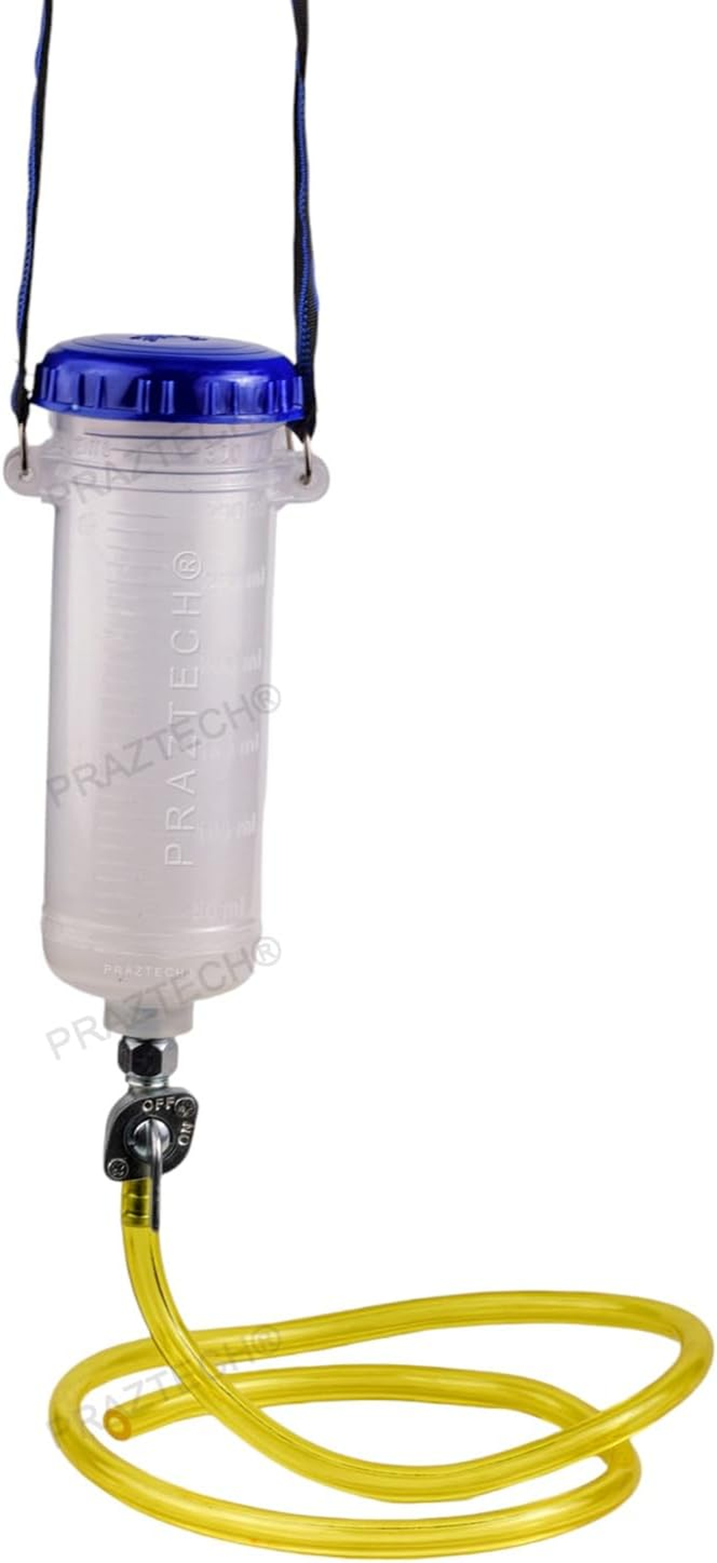 PRAZTECH&reg; Auxiliary Fuel Tank Balancing Carb Carburettor | Average Testing Bottle | Workshop Tool Fuel Feed Petrol Bottle Tank | Motorbike Mechanic Workshop | Servicing Tuning Tune Up image number 4