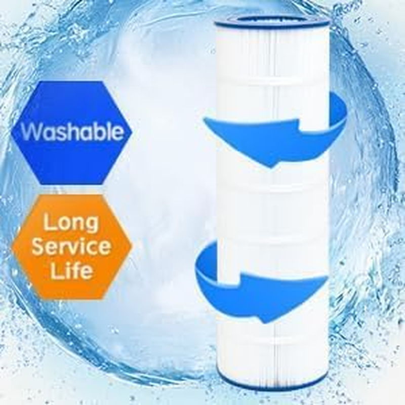 PAP150 Pool Filter Cartridge Replaces Cc150,Ccrp150,Ultral-C4,Pp-C4,Pp-C4-M,C-9415,R173216,59054300,Filbur FC-0687,160317,160355,160352，L X OD: 31 1/8" X10 1/16",150 Sq. Ft.(1 Pack) image number 4