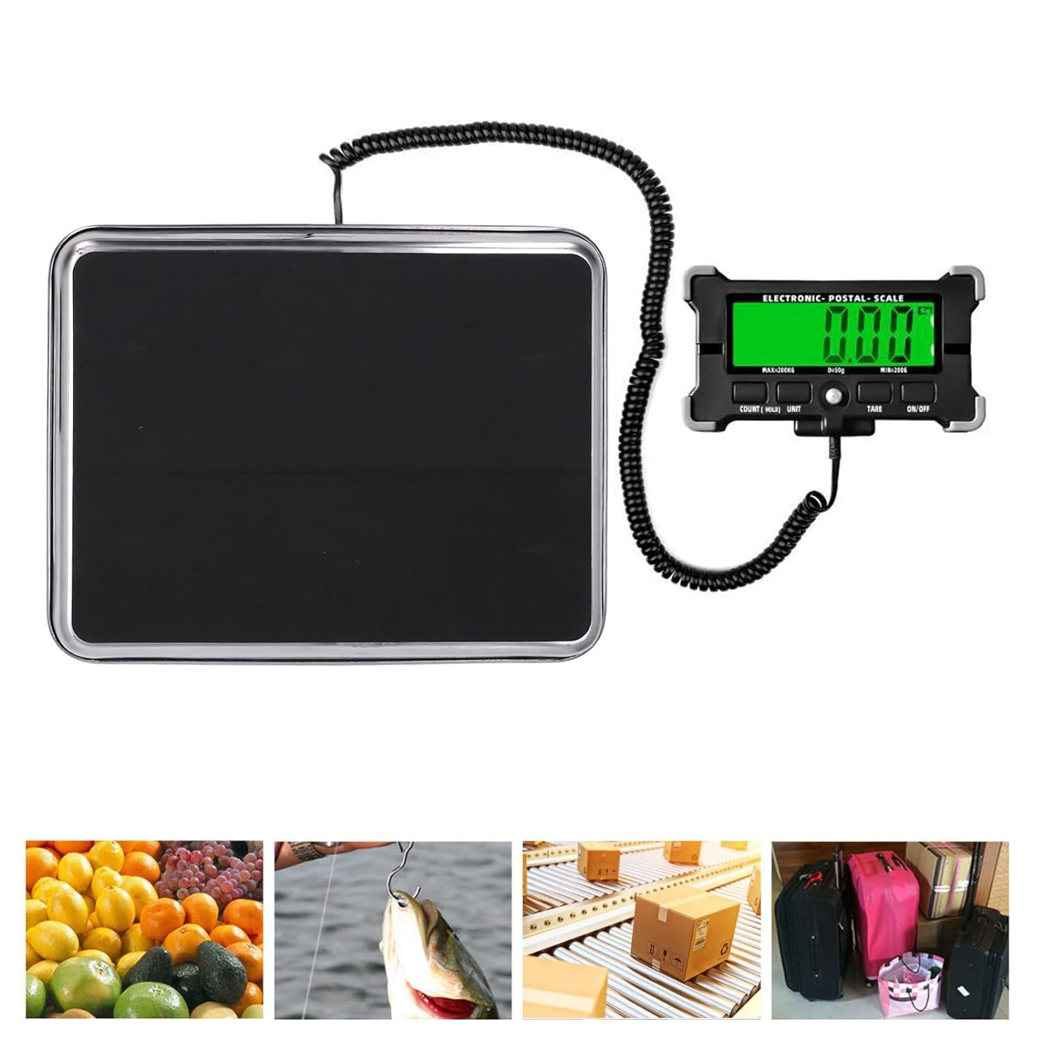 Package Scale, Multi Range HD LCD Display Postage Scale for Package for Pet for Express image number 1