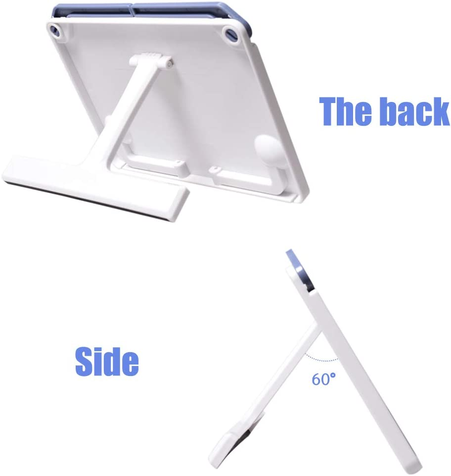 SAYEEC Desktop Book Holder Reading Stand Adjustable Book Rest Plastic Fodable Music Rack Portable Cookbook Holder Desk Bookstand for Reading Children Office Home image number 5