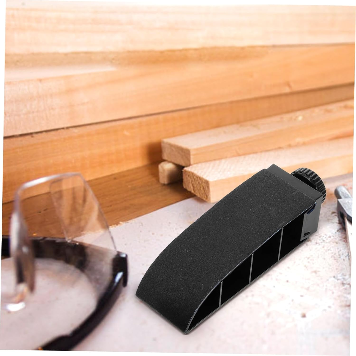 FIXOSHEE Micro Sander Sandpaper Block for Woodworking Tools Hand Sanding Pad Rotation Block Sander Automotive Tool Sanding for Wood image number 4