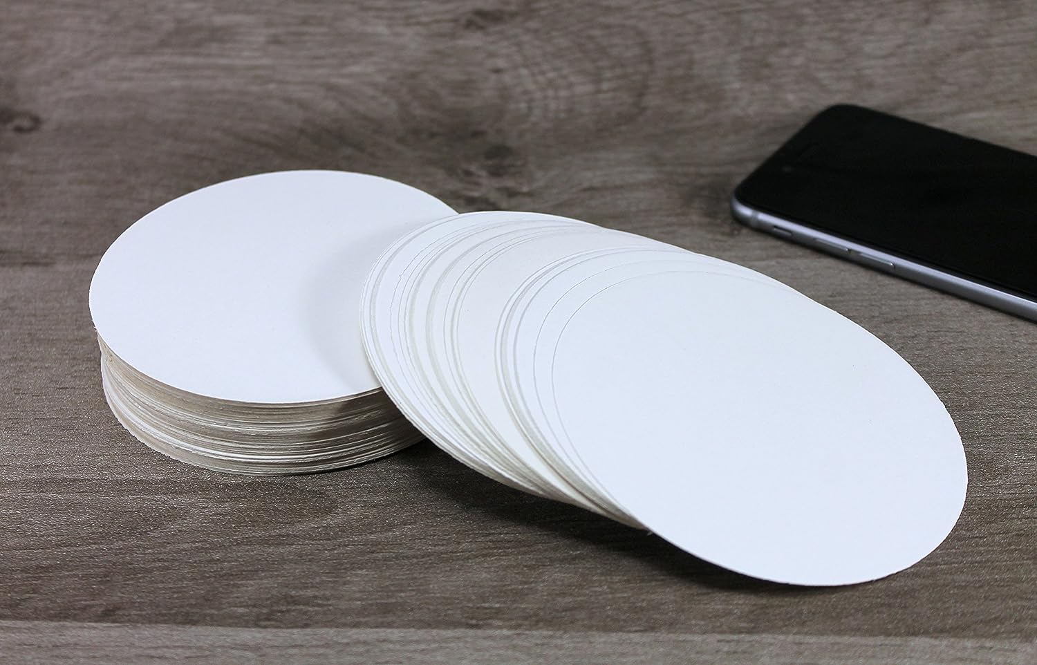 Esplanade Disposable Printed Paper Coasters (Set of 100)- Use and Throw Reversible Paper Coasters-Perfect for Bar, Hotel, Restaurant Purpose & Parties. image number 3