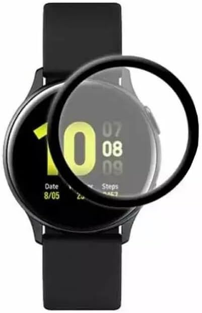 Tootoo Full Coverage Soft Fiber Glass Screen Protector Samsung Galaxy Watch Active 2 (3, Watch Active 2 44MM) image number 3