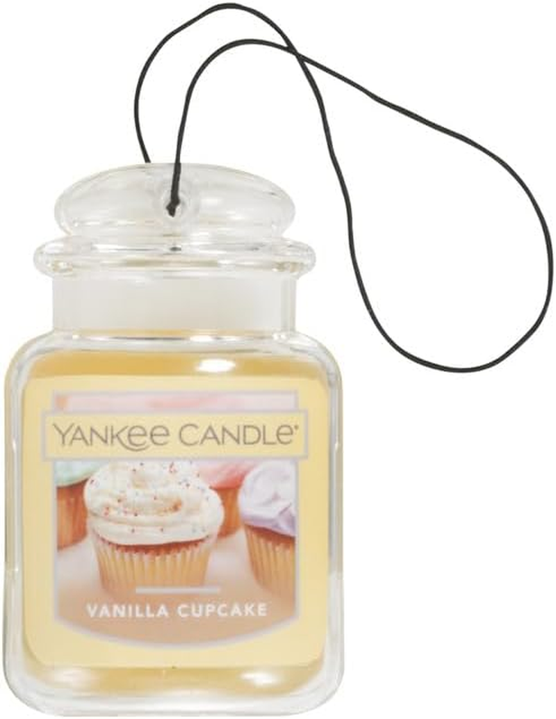 Yankee Candle Car Air Fresheners Hanging Car Jar Ultimate 3-Pack Neutralizes Odors up to 30 Days Includes: 1 Vanilla Cupcake Black Cherry and 1 Home Sweet Home image number 2