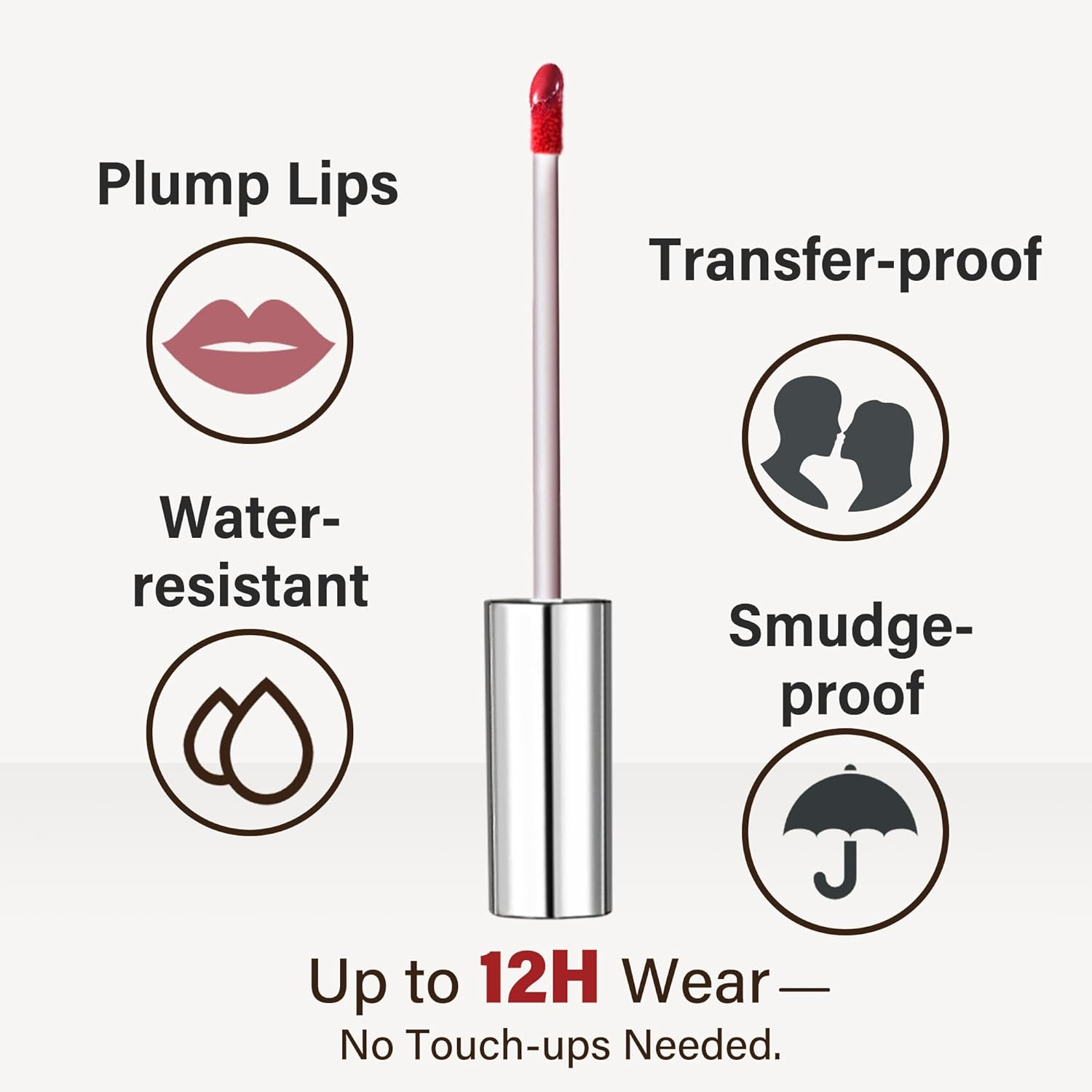 3 Colors Peel off Lip Stain Set &ndash; Long Lip Stain Peel Off, Smudge-Proof, Transfer-Proof, Kiss-Proof, Gift Makeup for Girls image number 6