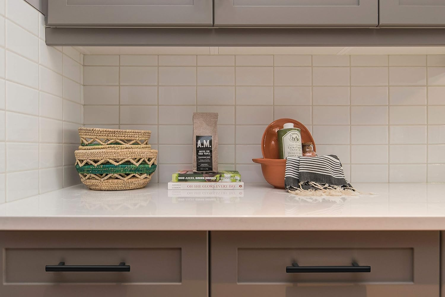 10 Pack Cabinet Pulls Matte Black Stainless Steel Kitchen Drawer Pulls Cabinet Handles 6&rdquo;Length(Black) image number 2