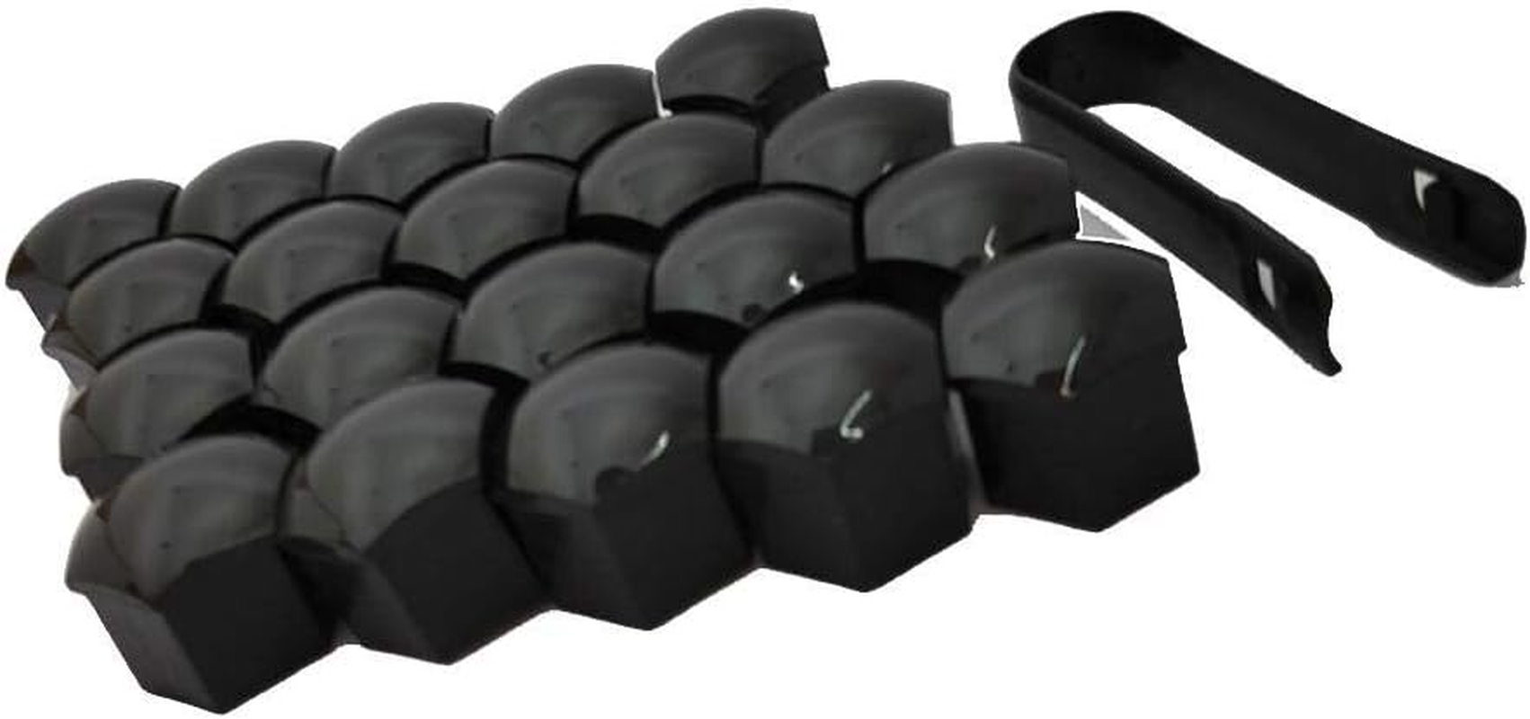 Tesla Model 3 Wheel Cap Kit - Aero Wheel Cap Kit, Compatible with Tesla Model 3, S & Y - 2.22 Inch Dia Wheel Center (4 Hub Center Cap + 20 Lug Nut Cover) image number 2