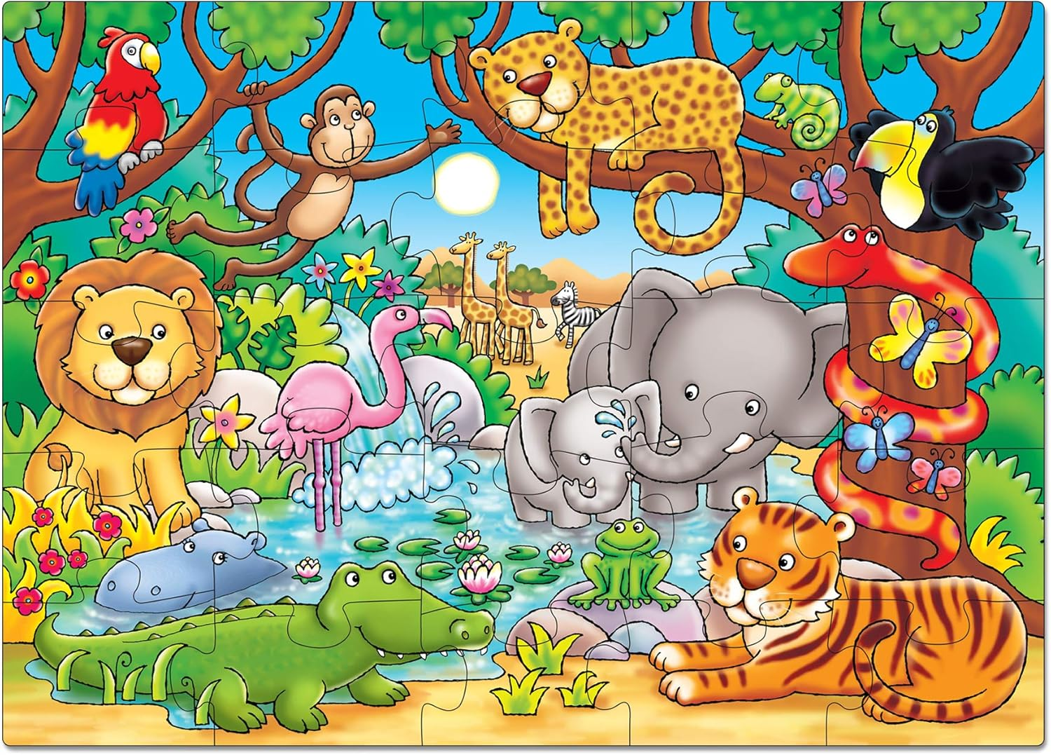 Orchard Toys Who'S in the Jungle Puzzle 25 Pieces image number 2