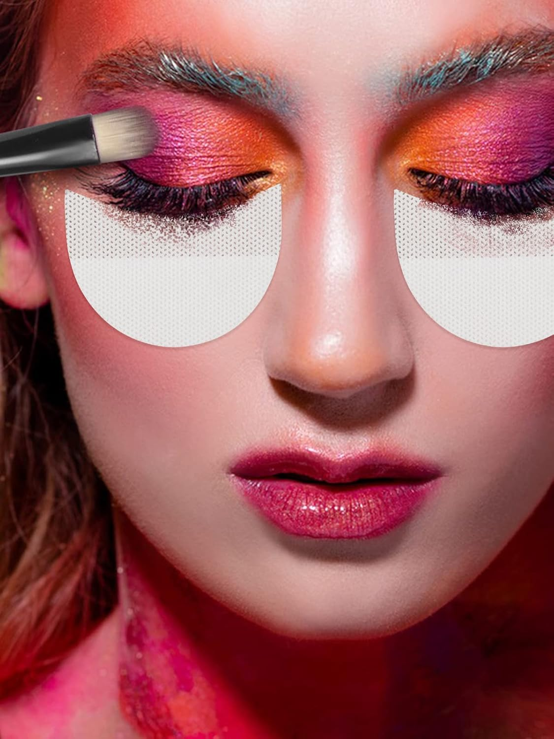 120PCS Eye Shadow Shields, Kalolary Eyeshadow Stencil Stickers for Prevent Makeup Residue, Eye Pad for Eyelash Extensions/Perming/Tinting and Lip Makeup image number 3