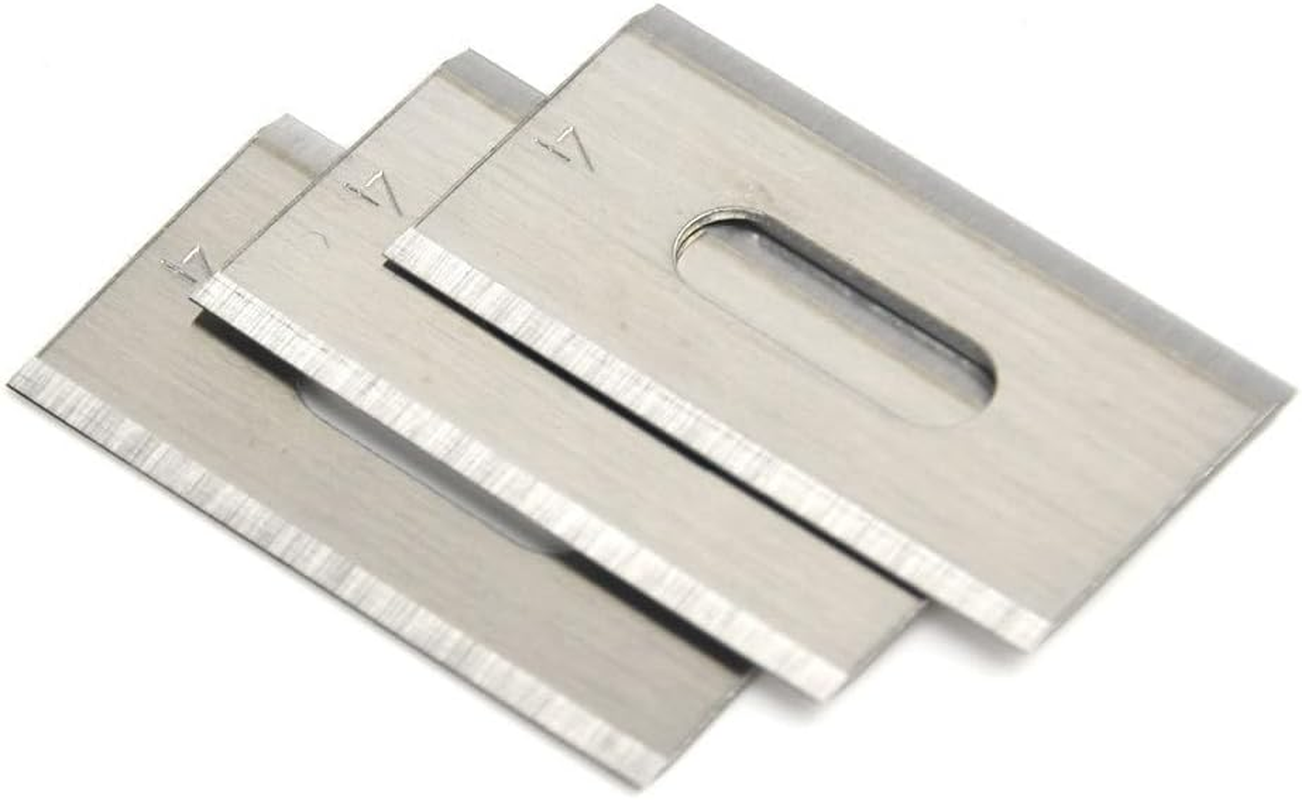 Pack of 30 Robotic Lawnmower Replacement Blades, Slotted Hole Blades Compatible with Husqvarna/Automower/Gardena, Replacement Blades for Robot Lawnmower, Universal Robot Lawn Mower Blades, Robot - Golden image number 3