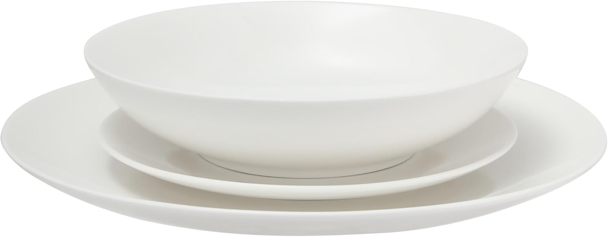 Maxwell & Williams White Basics Tribeca Coupe Dinner Set Gift Boxed (Set of 12) image number 6