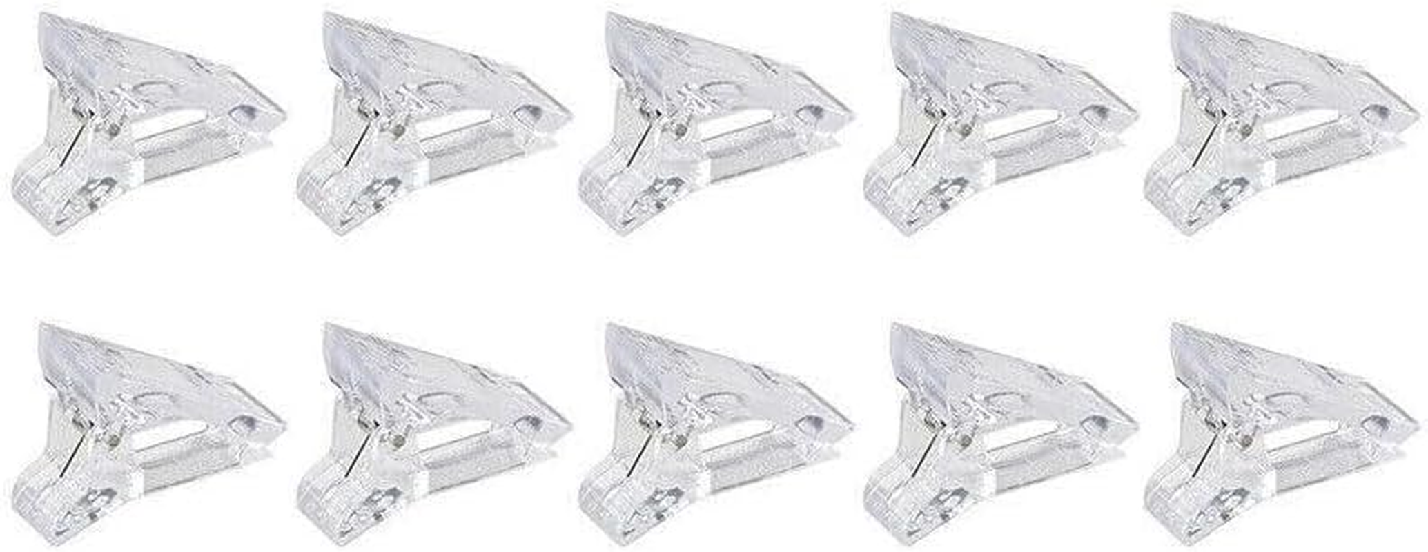 5-50PCS Nail Tips Clip Clamps for Poly Gel Quick Building Extension Builder Tool, 0.2-1 Inch Size Range image number 2