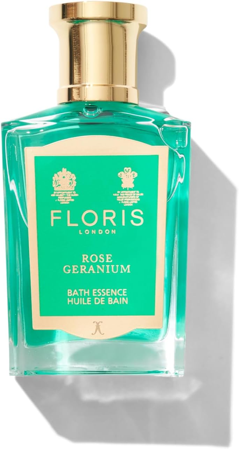 Floris London Rose Geranium Bath Essence, 1.7 Fl Oz