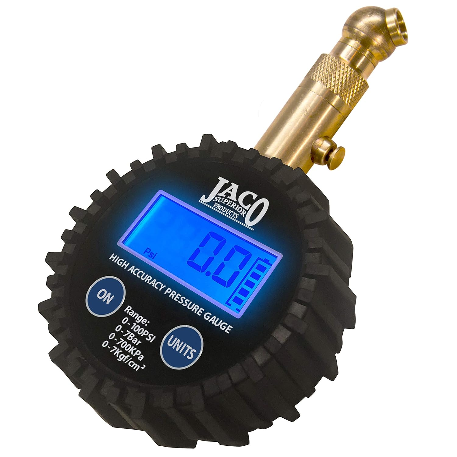 JACO Elite Digital Tire Pressure Gauge - Professional Accuracy - 100 PSI image number 2