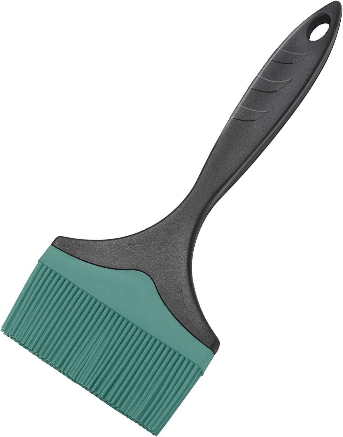 Large Silicone Grill Basting Brush - 3.95Inch Extra Wide Silicone Basting Brush for Grilling,Heat Resistant Brushes Spread Oil Butter Sauce for Cooking Baking Bbq,Dishwasher Safe（Green 2）