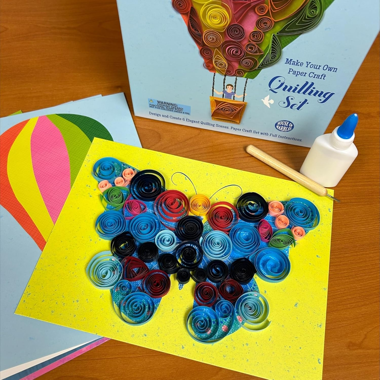 House of Marbles Mixed Designs Quilling Art Set image number 4