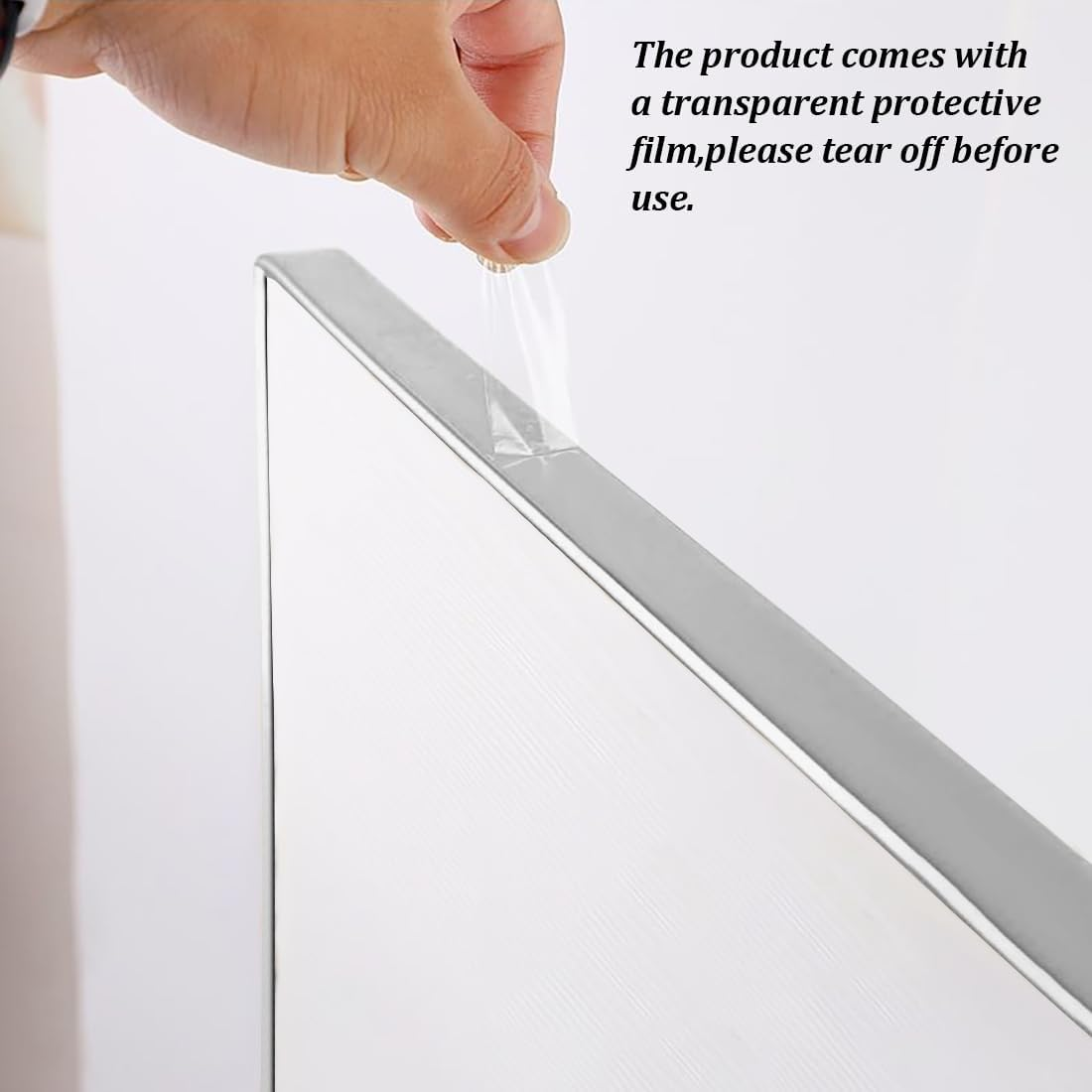 U-Shape Furniture Edge Banding, 5M Flexible Peel and Stick Edge Banding, Self Adhesive Edge Banding, DIY Furniture Edge Trim for Table, Cabinet, Furniture Restoration (18Mm,Silver) image number 2