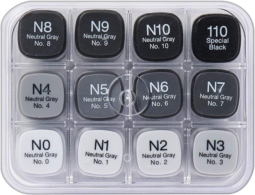 Copic : Marker Set : Neutral Grey : Set of 12 image number 2
