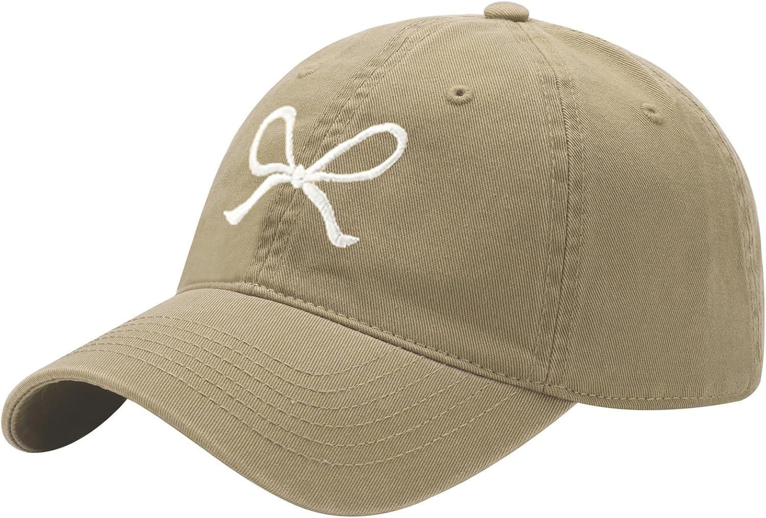 Trendy Bow-Tie Baseball Cap for Women and Men Trucker Hats Y2K Adjustable Fashion Sun Hat with Visor for Hiking & Travel image number 1