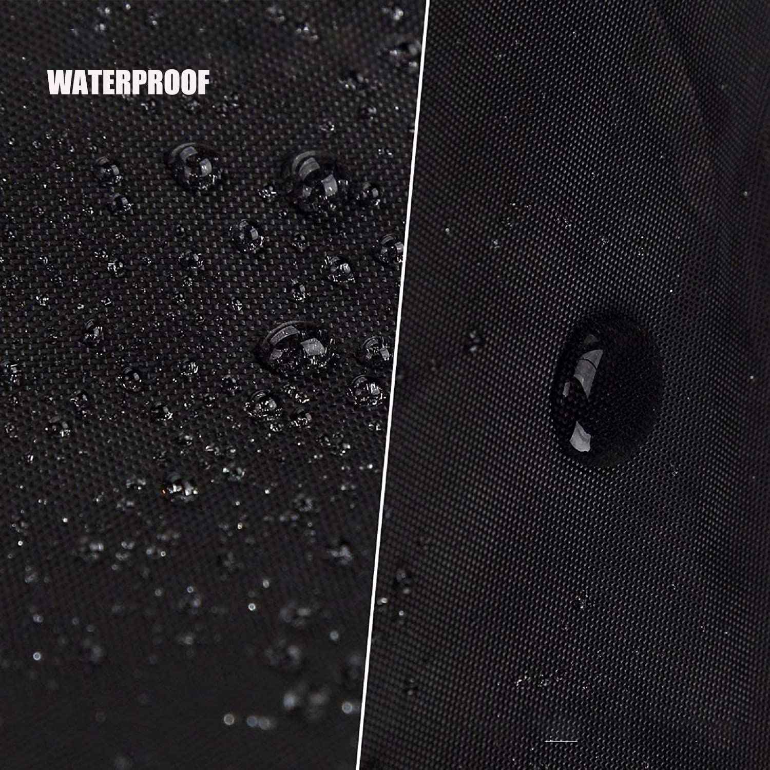 NEAGLORY Outdoors Lawn Mower Cover, Heavy Duty 210D Oxford Waterproof, UV Protection Push Mower Cover, Universal Fit with Drawstring & Storage Bag, Black image number 4