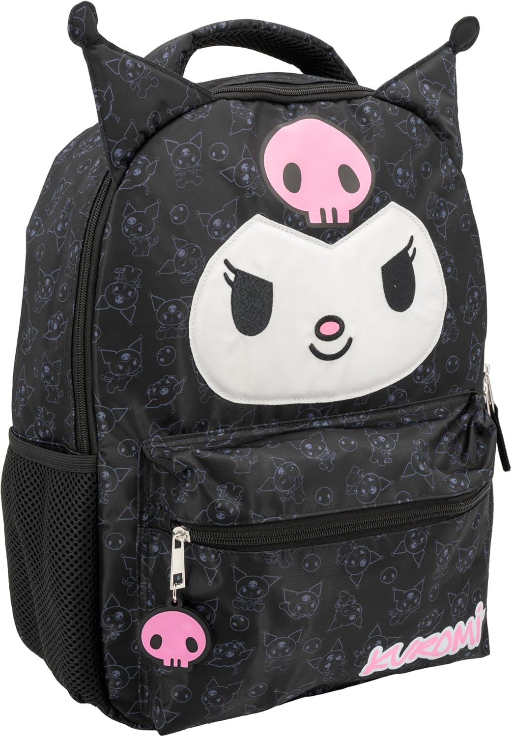 AI ACCESSORY INNOVATIONS Hello Kitty Backpack for Girls, Sanrio Kawaii Bookbag, 16 Inch Anime School Bag with 3D Features image number 4