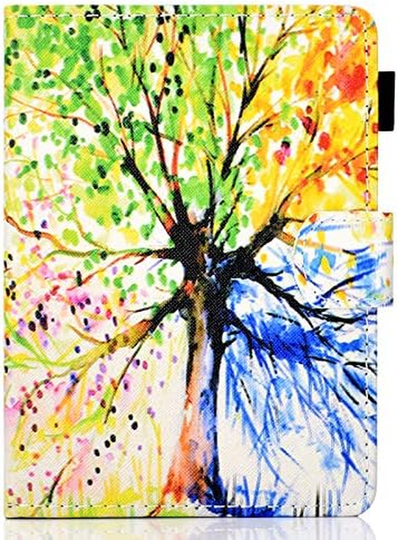 Jian Ying Case for Amazon Kindle Paperwhite 4 2018 (10Th Generation-2018) Protector Cover Colorful Tree image number 3