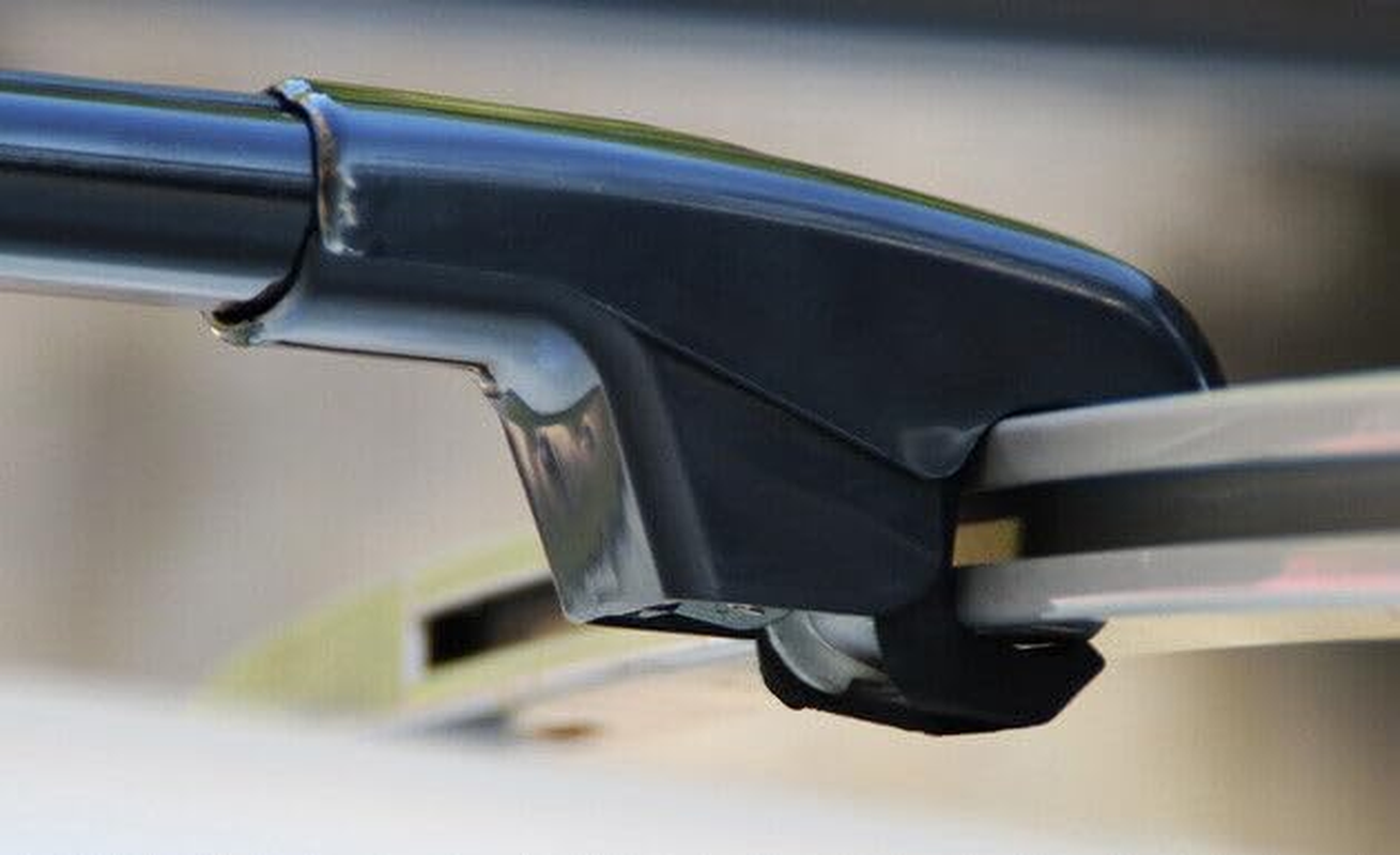 TINIANHHCT Upgraded Cross Bars Roof Rack Lockable Compatible with Hyundai Santa Fe 2024 2025 Aluminum Crossbars Cargo Carrier（Black）