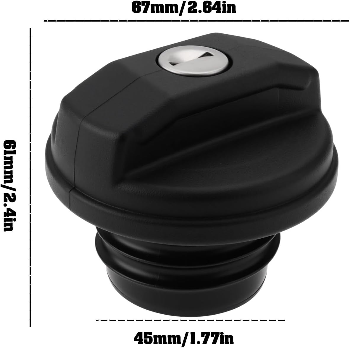 Emagtech Locking Fuel Tank Seal Cap WLD500200 LR075664 LR032977 Compatible with Land Rover Defender TD5 TDCI 2.2 2.4 1998-2016 image number 2