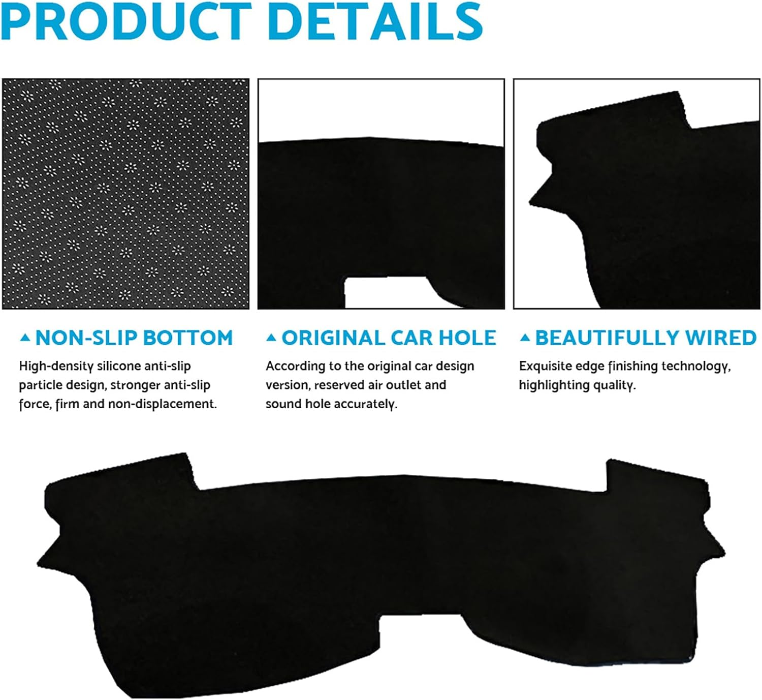 MAX COOL Dash Mat Dashboard Cover Non-Slip Carpet Suitable for BYD ATTO 3 ATTO3 - Style 2 image number 5