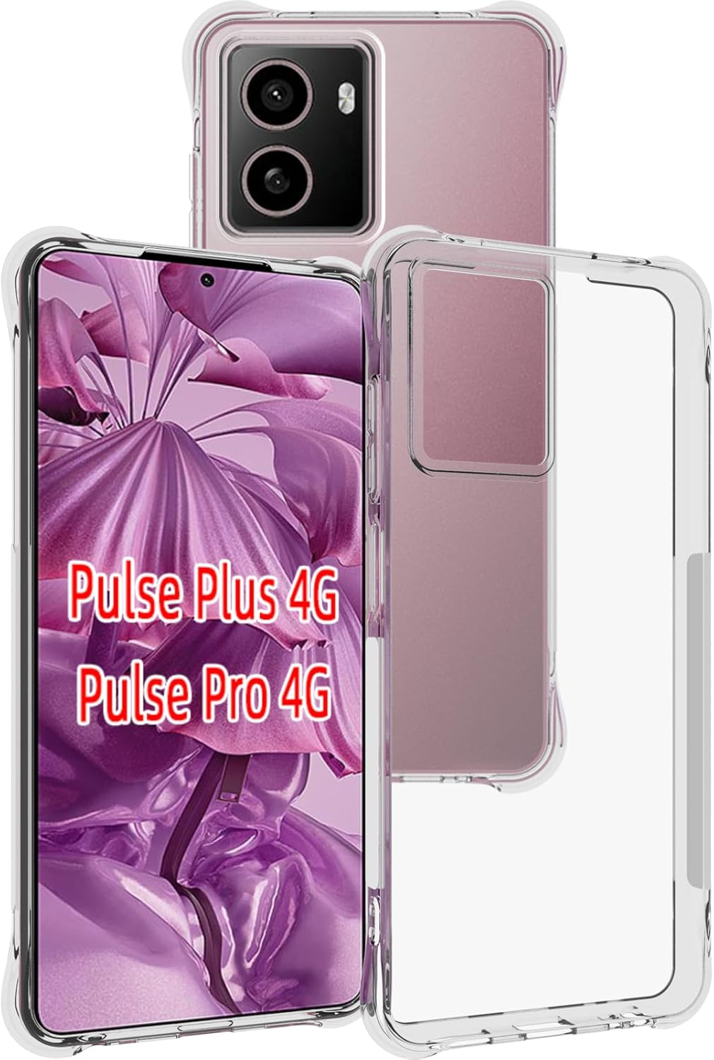 USTIYA Case for Nokia HMD Pulse plus 4G Case Clear TPU Four Corners Protection Cover Transparent Soft image number 6