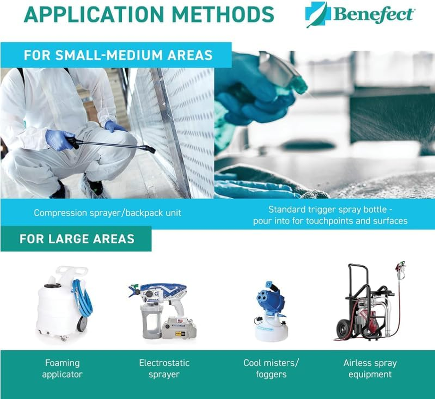 Benefect Botanical Decon 30 Disinfectant Cleaner - All Natural Formula for Effective Cleaning Power - Ideal for Restoration Jobs & Water Damage - 3.78L image number 2