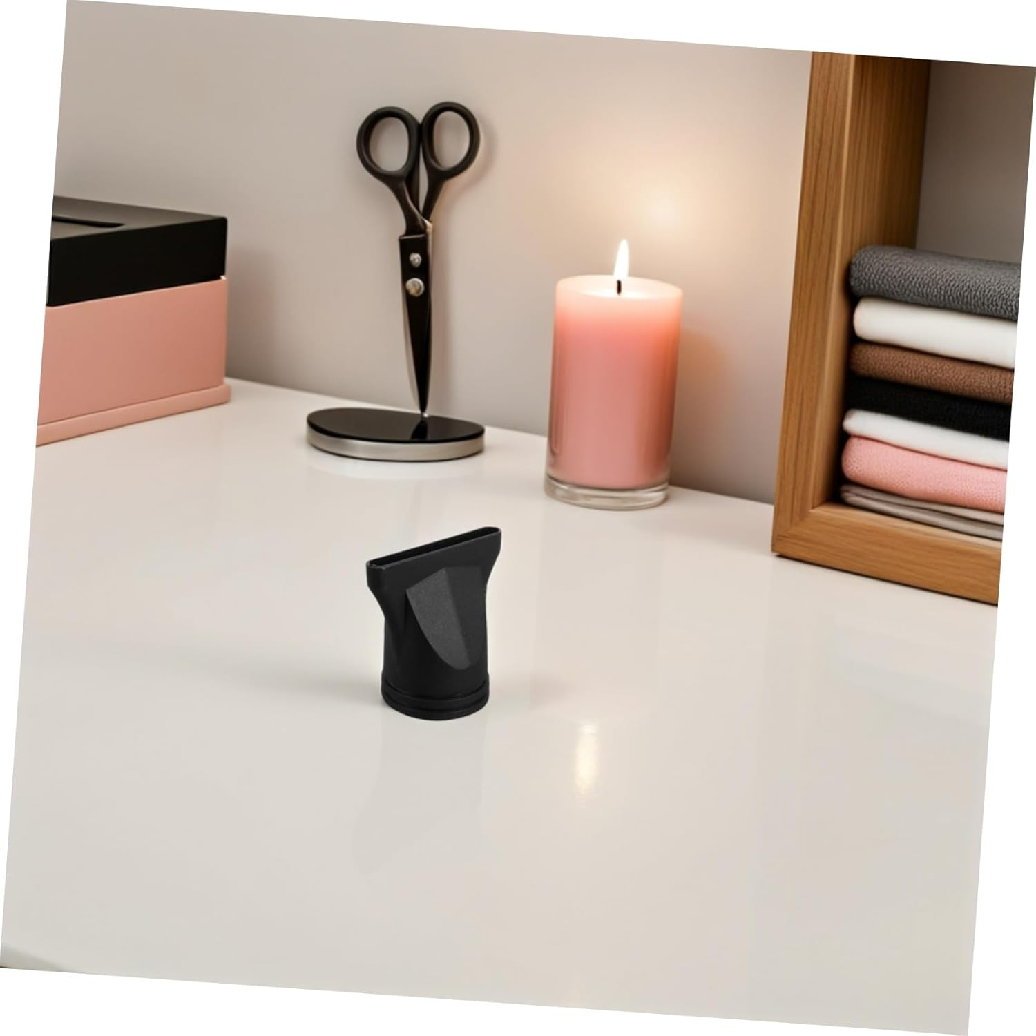 GANAZONO 6Pcs Heat Resistant Hair Dryer Nozzle Attachment Precision Airflow Narrow Concentrator for Fast Drying Durable Plastic Blow Styling Tool Fit for Professional Salon and Home Use