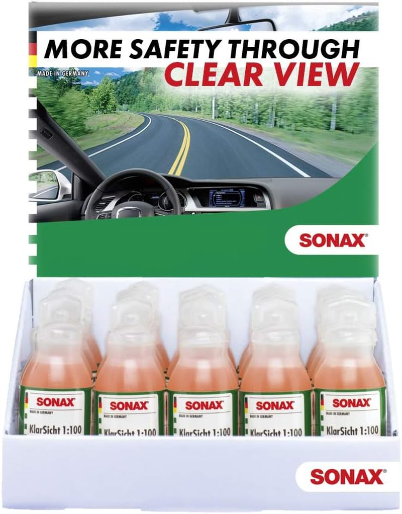 SONAX Australia Clear View 1:100 Windscreen Washer Concentrate (03710000) image number 1