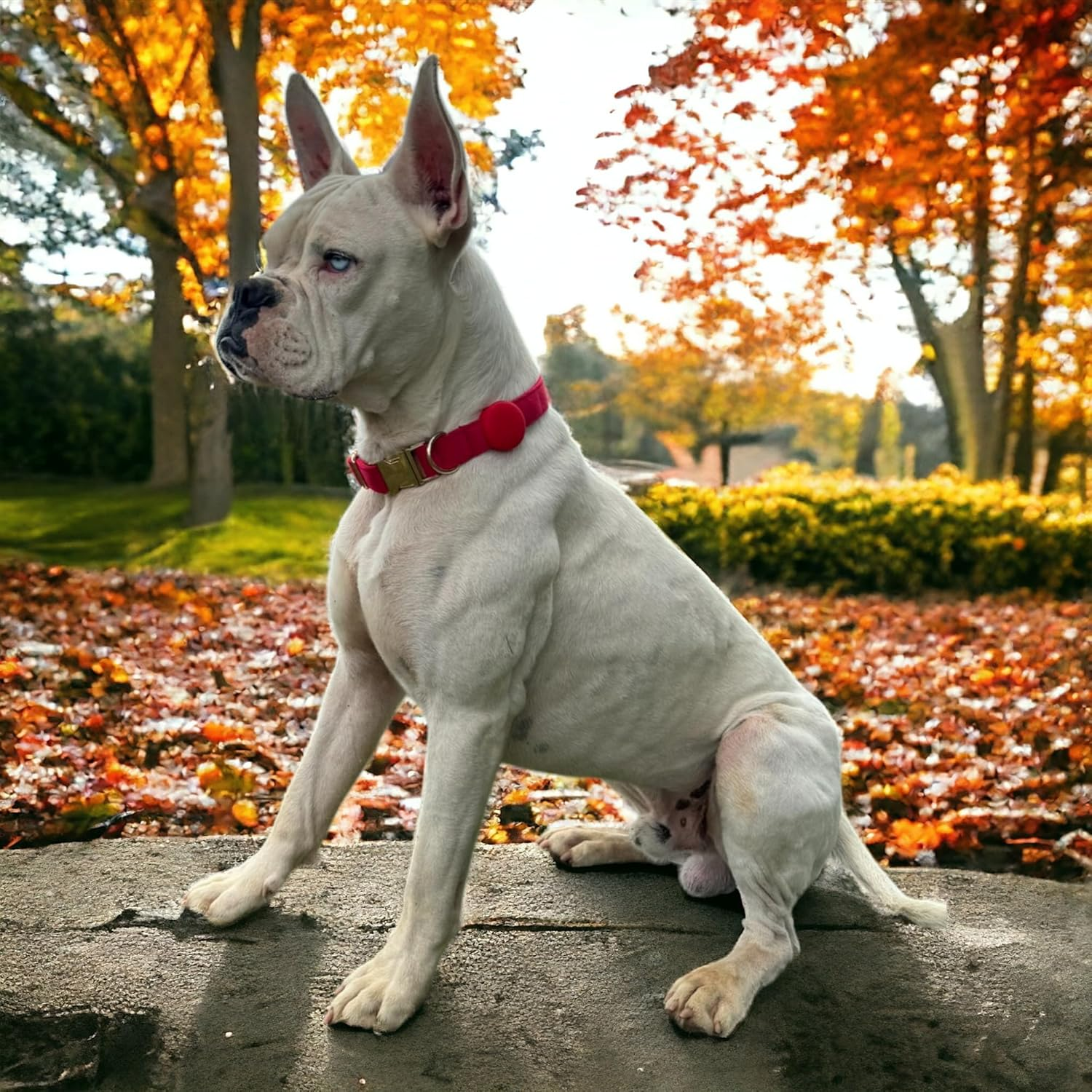 Moosh&trade; Silicone Airtag Holder for Dogs and Cats | Perfect for Pet Trackers | Safe & Stylish