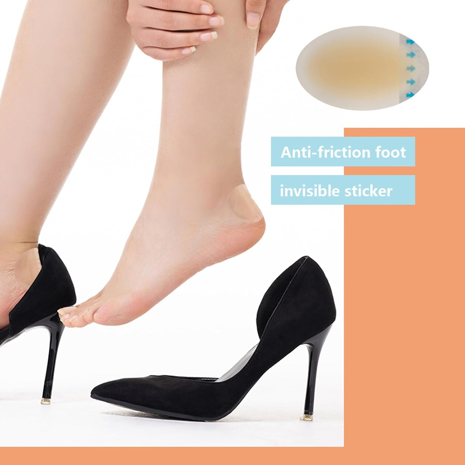 40Pcs Blister Bandages Hydrocolloid Bandages, Betterjonny Gel Blister Pads Invisible Gel Heel Stickers Cushions for Foot, Toe, and Heel Blister Prevention and Recovery (4 Styles) image number 1