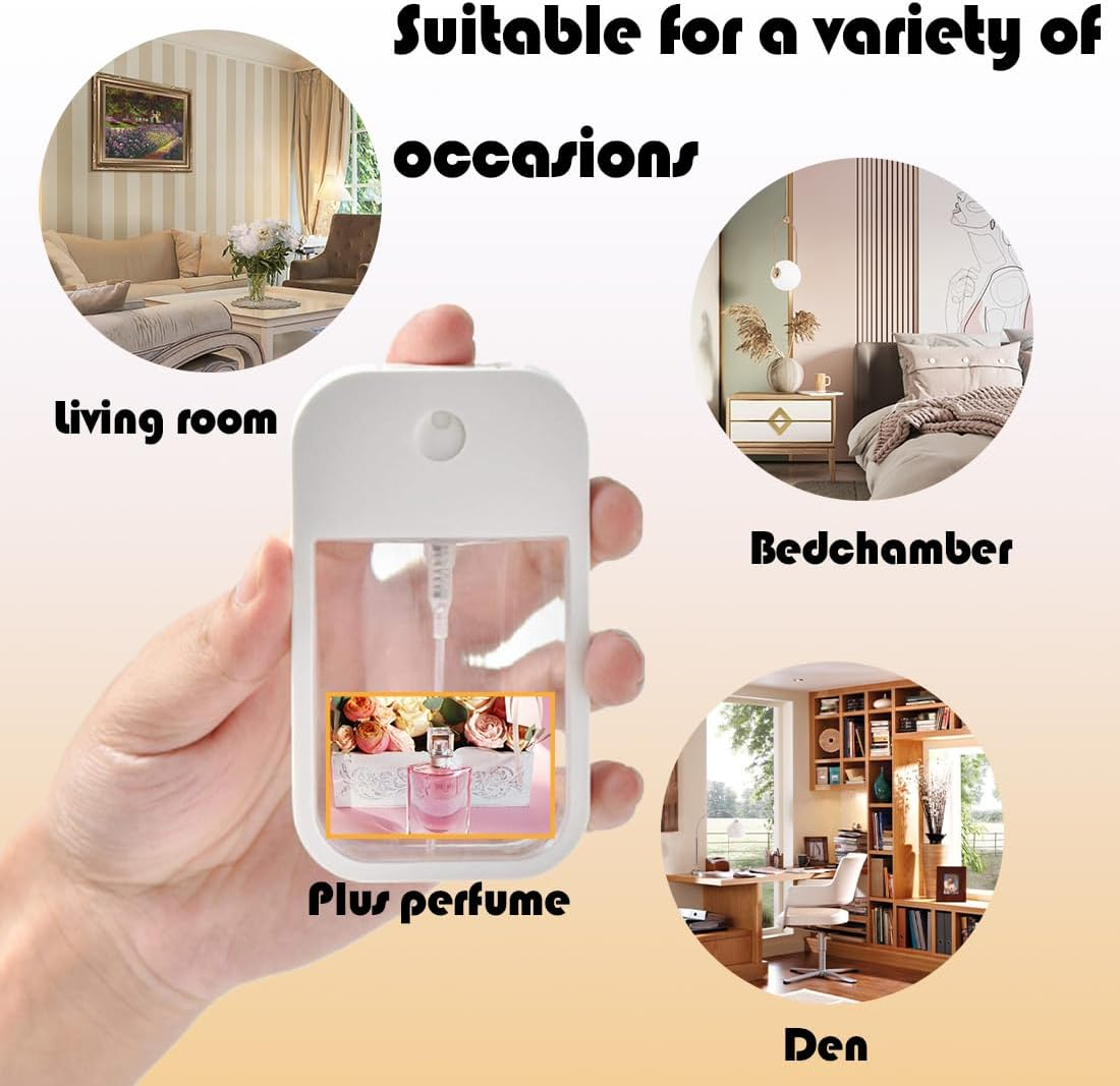 GXGM 4 Pcs 50Ml Travel Perfume Holder Bag Perfume Holder Empty Perfume Atomizer Empty Spray Bottle Empty Spray Container for Perfume Travel Cosmetics image number 1