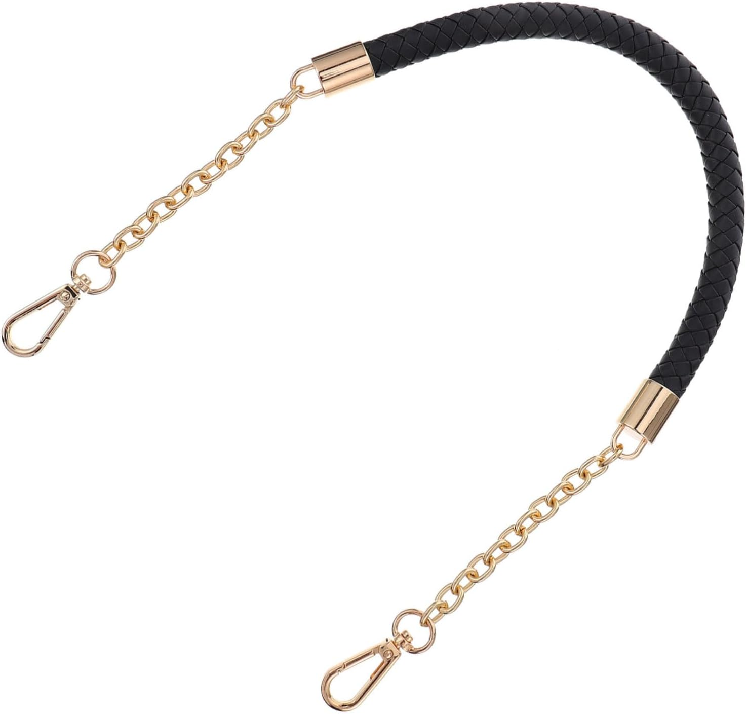 SEWOART Tape Metal Joycon Chain Purse Strap DIY Wallet Strap Watch Bands for Women Handbag for Women Purses for Women Tote Bag Shoulder Strap Shoulder Bags White Pu Leather Miss Handle