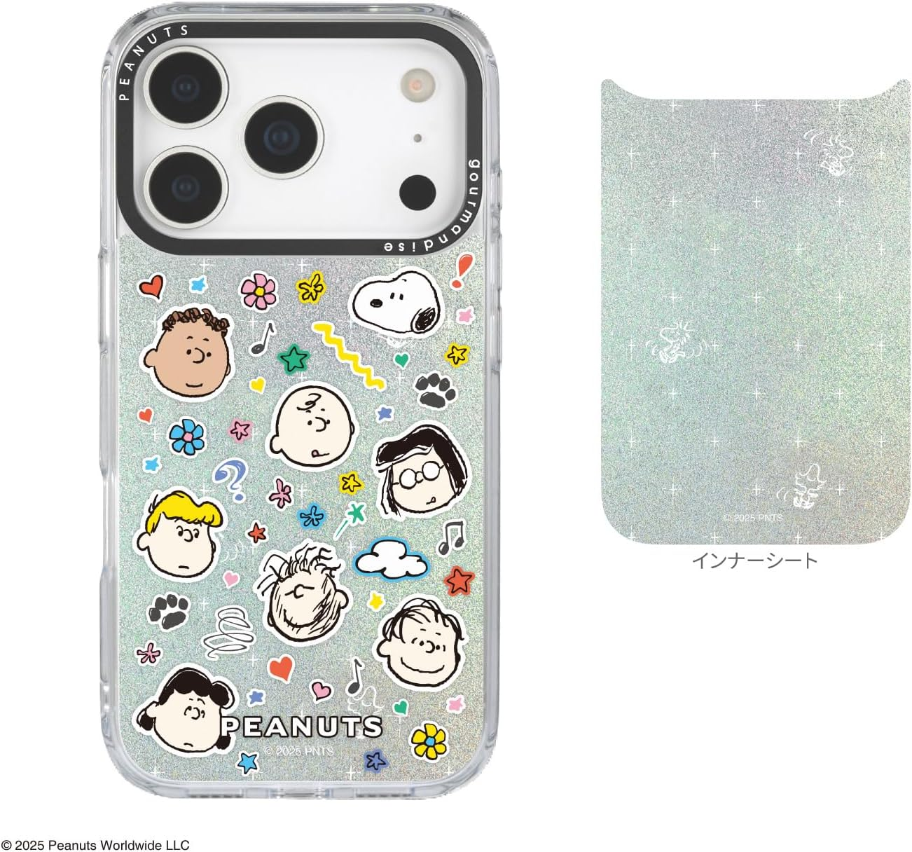 Gourmandies SNGG-179B Peanuts Snoopy Camera Frame Iphone 17 Pro Compatible Case for All image number 3