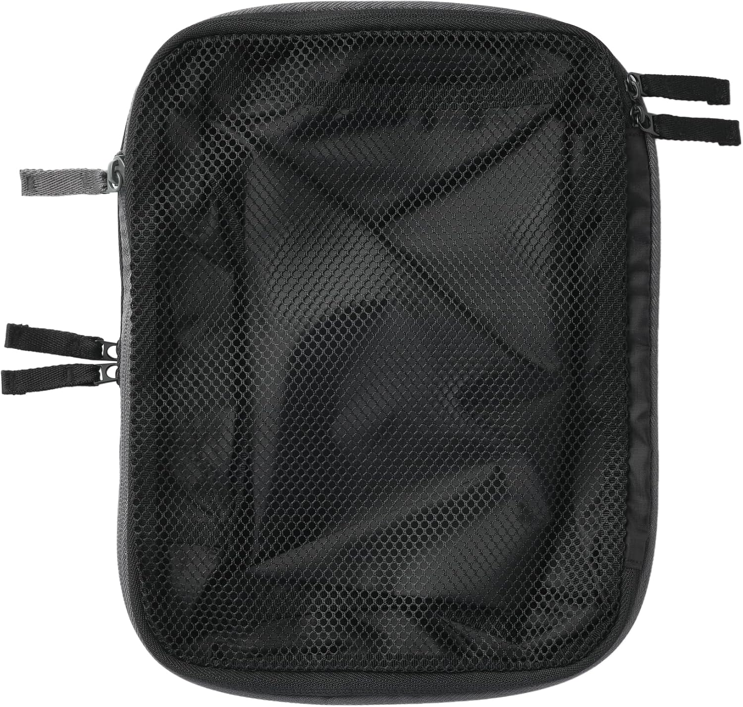 MUJI OHH62A4A Polyester Sorting Case, Compression Type, Black, S, Approx. 7.9 X 10.2 X 3.9 Inches (20 X 26 X 10 Cm) image number 1