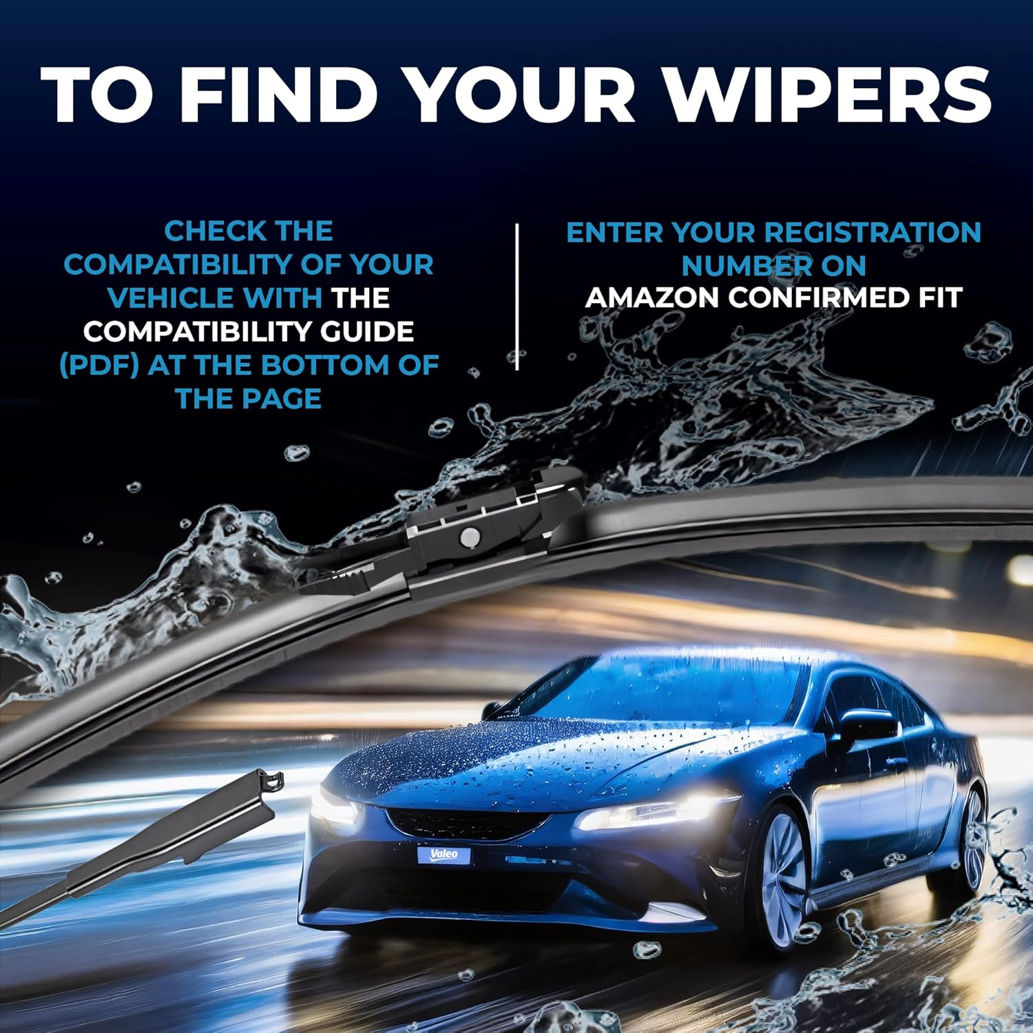 Valeo 574470 (VM370) Silencio X-TRM Wiper Blade Set - 21"/19" (Pack of 2) image number 3