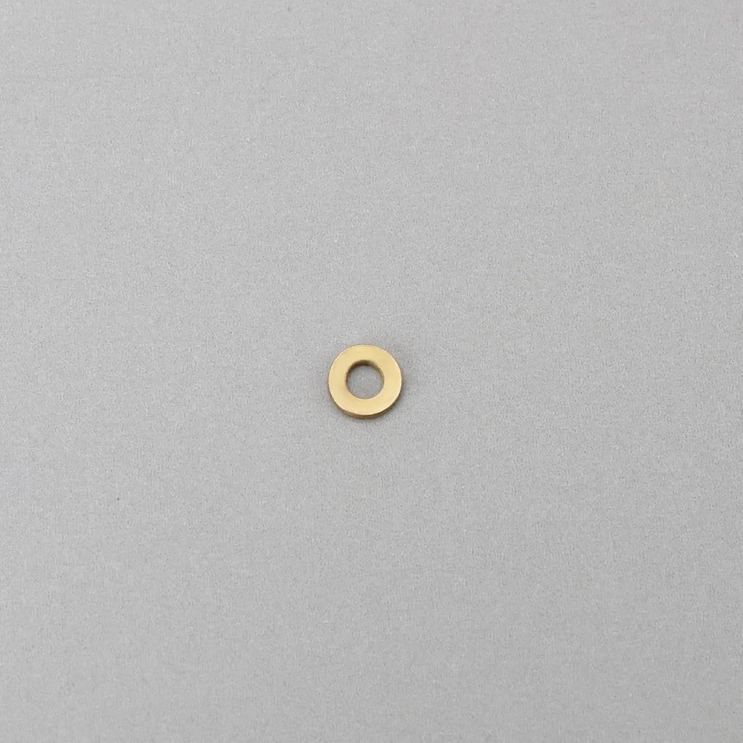 Emagtech 50PCS M1.0 Miniature Brass Washers, Flat Copper Sealing Washers Copper Brass Flat Gaskets Fixing Rings Hardware Fittings image number 5