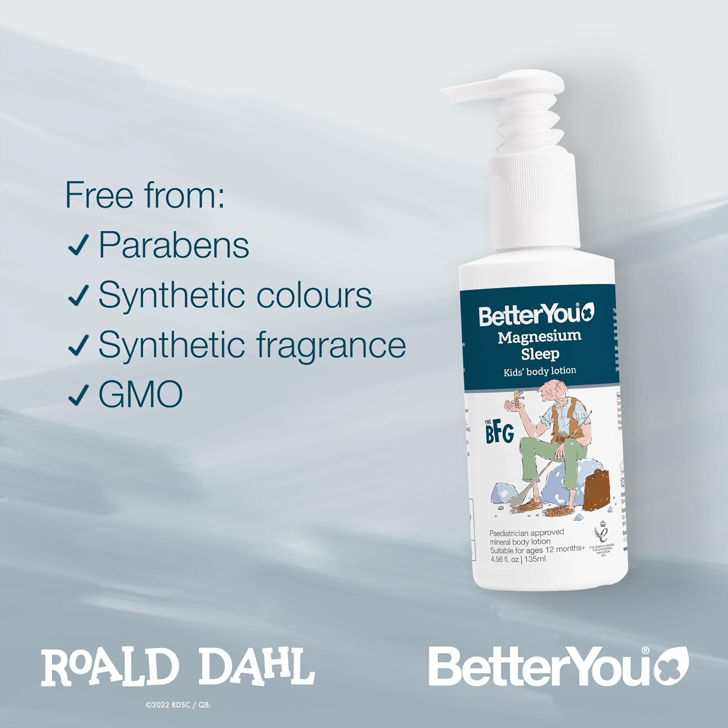 Betteryou Magnesium Sleep Body Lotion for Kids 4.56 Oz Body Lotion image number 4