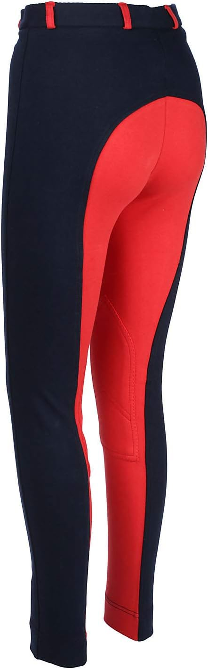 Avon CHILDRENS RIDING JODHPURS BOY/GIRLS CHILD SOFT STRETCHY JODS JODPHURS NAVY with RED by DISCOUNT PET ACCESSORIES