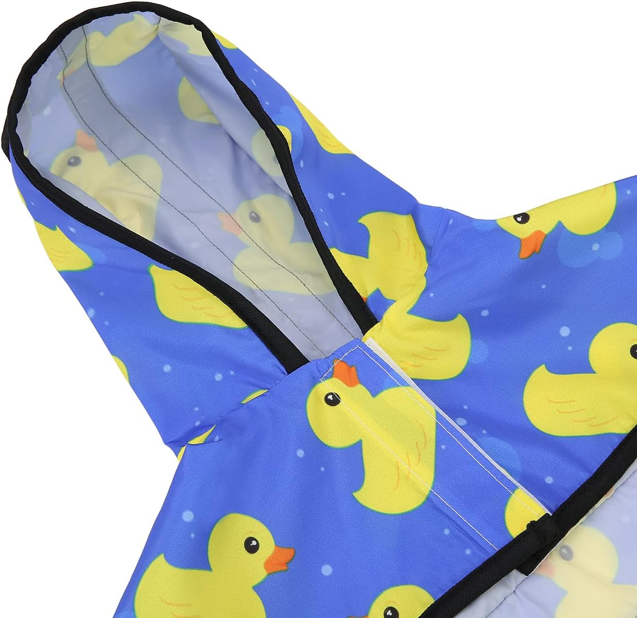 HDE Dog Raincoat Hooded Slicker Poncho Small to X-Large Dogs Puppies (Rubber Ducks, Medium) image number 2