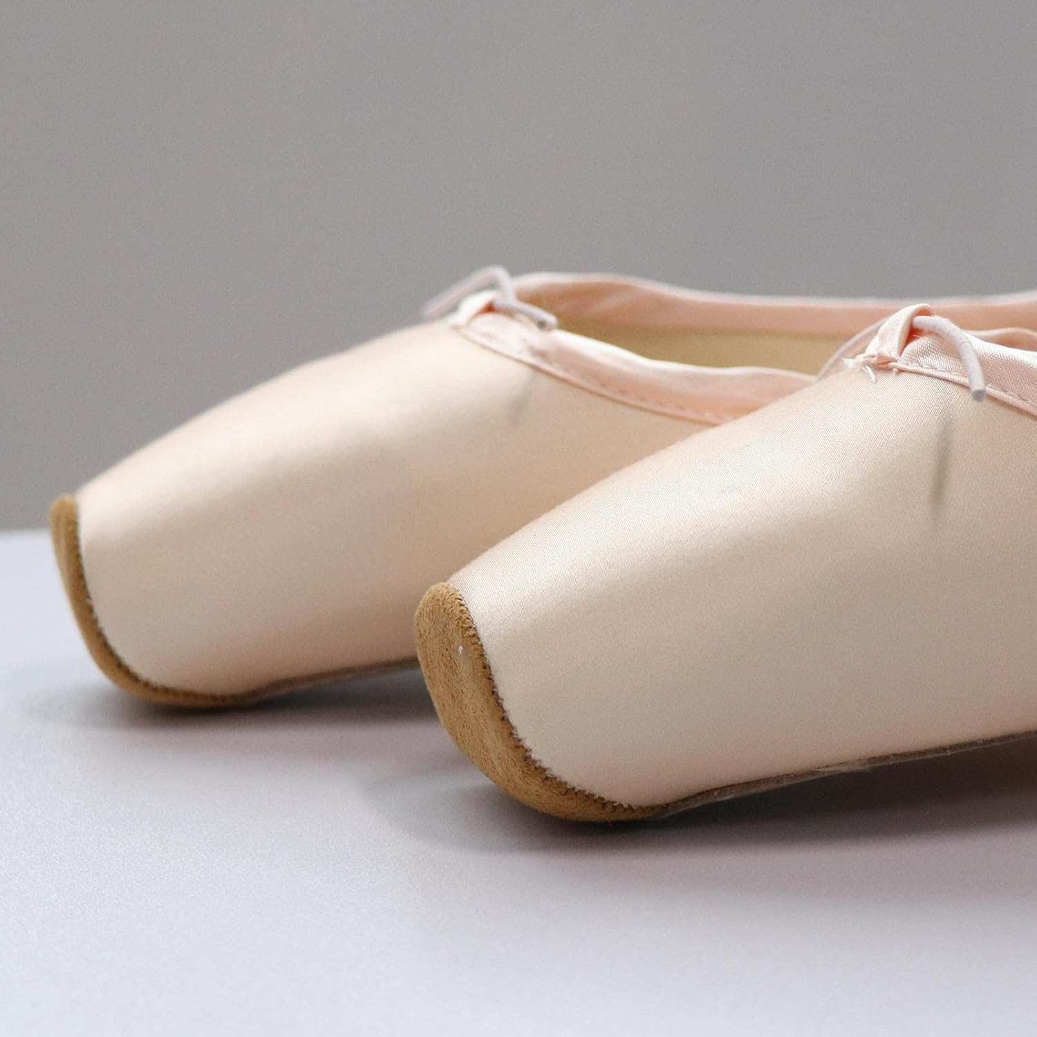 Ballet Pointe Footwear for Women and Girls in Pink with Pre-Attached Ribbons - 9-9.5 Us image number 2