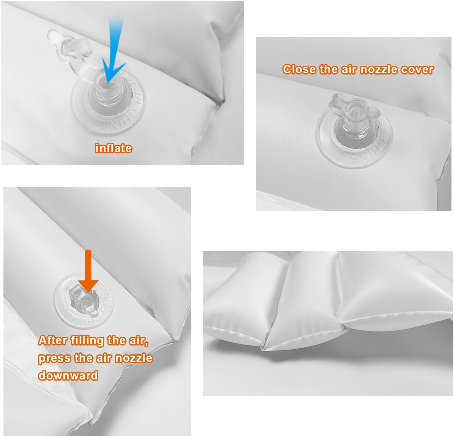 High Chair Cushion for IKEA Antilophigh Chair, Inflatable Baby High Chair Cushion, Built-In Inflatable Cushion, Highchair Insert and Cover, Replacement Comfortable Sitting for Supporting (Dinosaur) - Stone image number 5