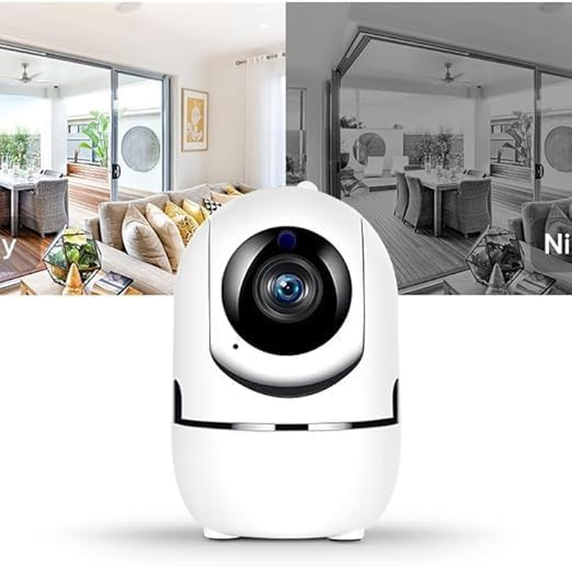 Indoor Surveillance Camera, Indoor Surveillance Camera, Wi-Fi Camera, Motion Detection, Two-Way Audio, 360&deg; for Babies/Pets image number 2