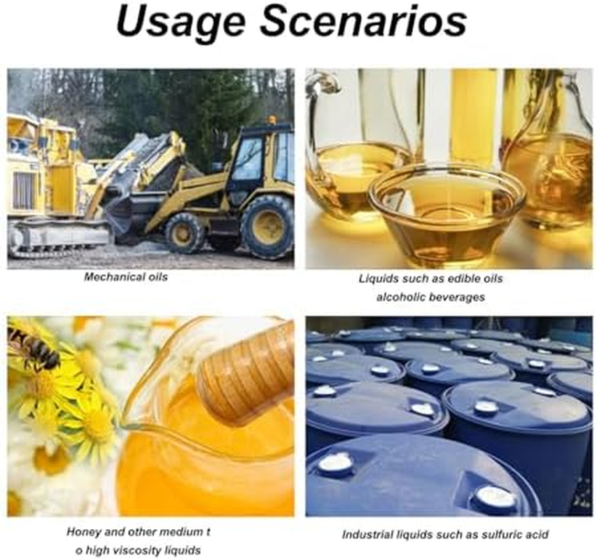 Jiawu Portable Transfer Pump, Hand Siphon Pump for Gas, Fuel, Oil, Water Transfer Oil Extractor with 4.16Ft Extra Long Hose for 20L Drum, Multi Use Liquid Pumps Transfering Water Fuel image number 3